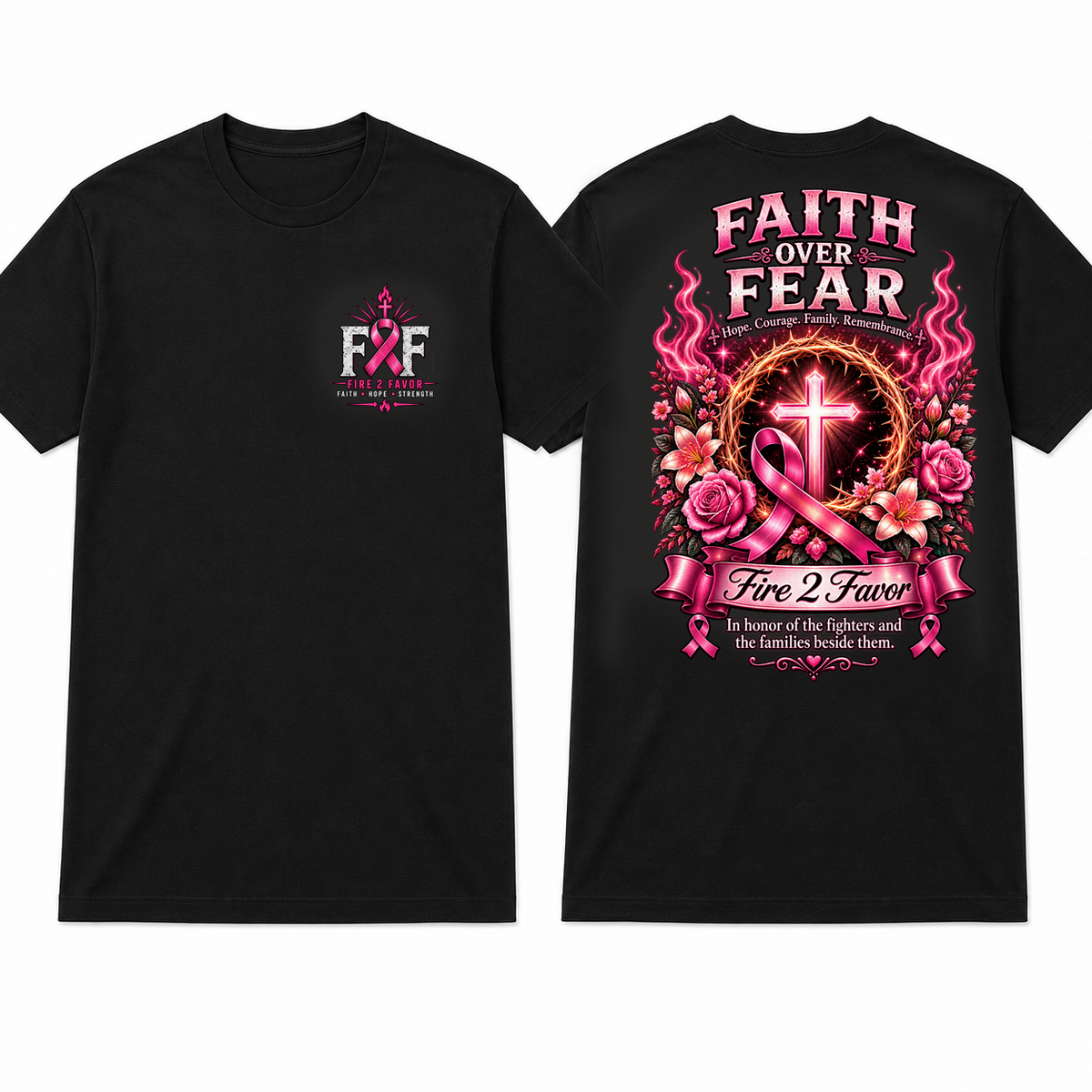 Faith Over Fear: Breast Cancer Awareness Tee