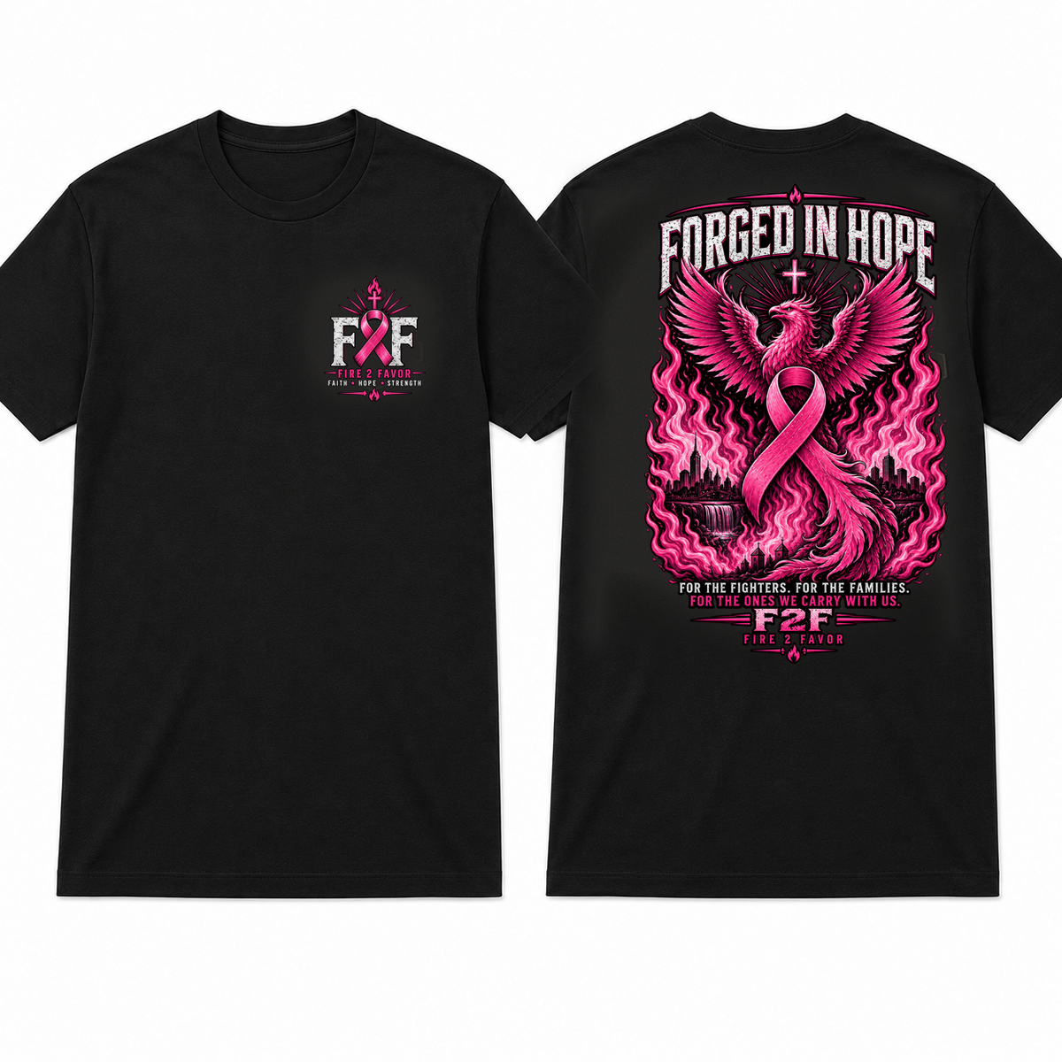 Forged in Hope: Breast Cancer Awareness Tee