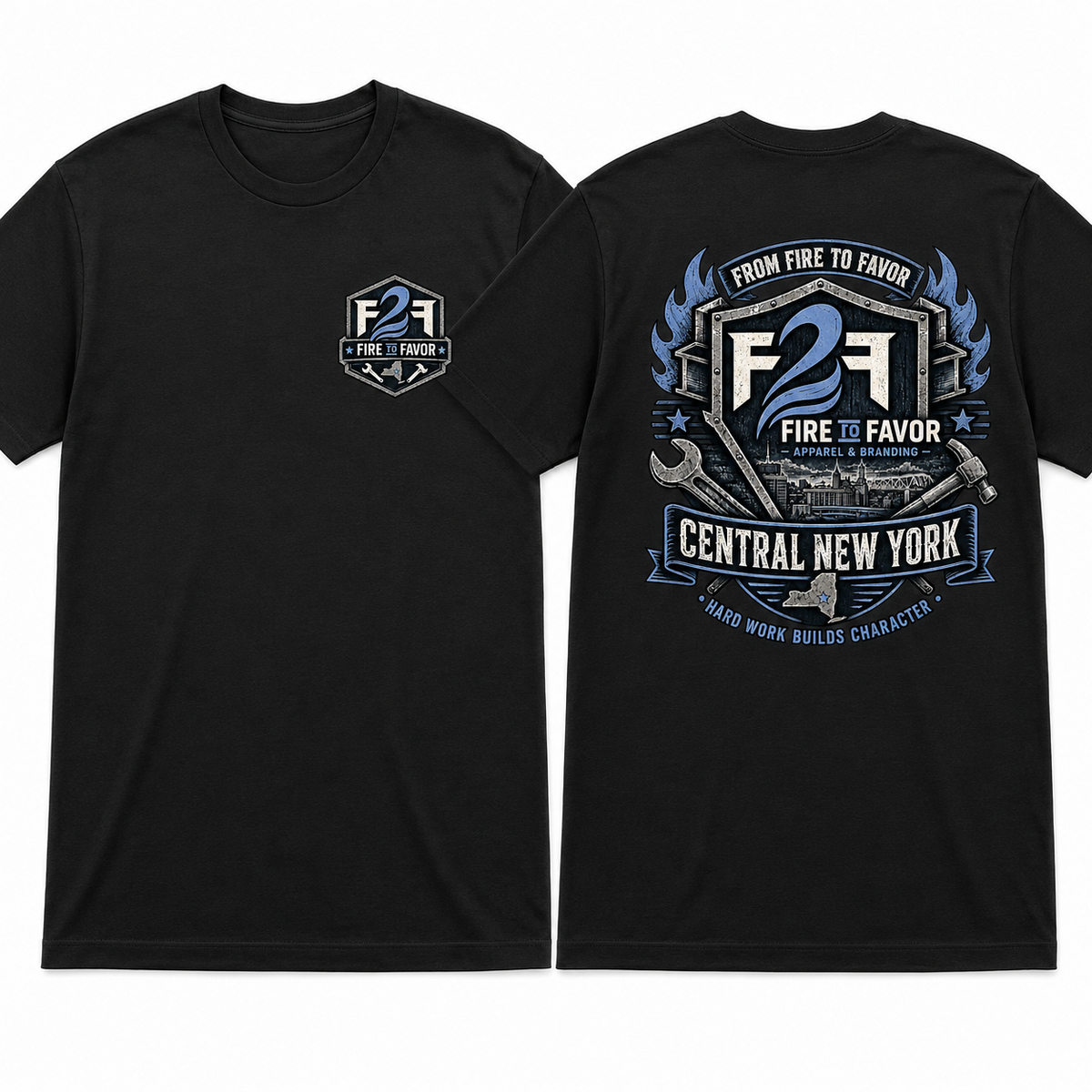 Central New York: Hard Work Builds Character Tee