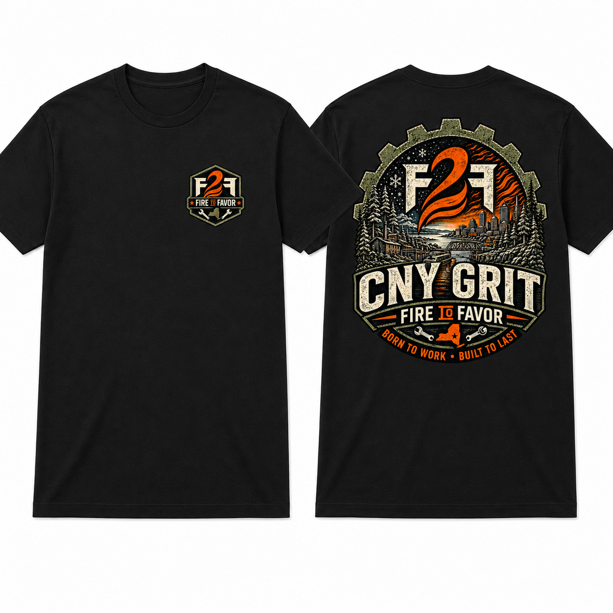 CNY Grit: Born to Work Tee